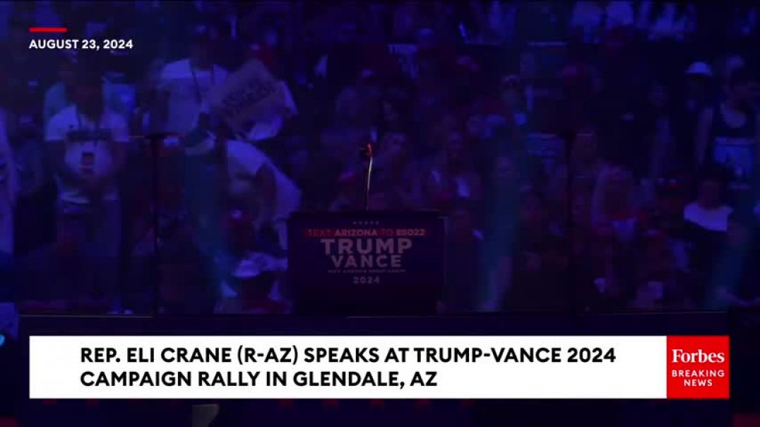 ⁣Eli Crane Urges Voters To ‘Fight Like Hell’ For Donald Trump During Arizona Rally