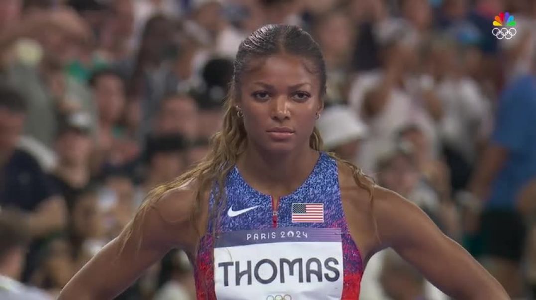 ⁣Gabby Thomas gets her long-awaited gold medal in women’s 200m   Paris Olympics   NBC Sports