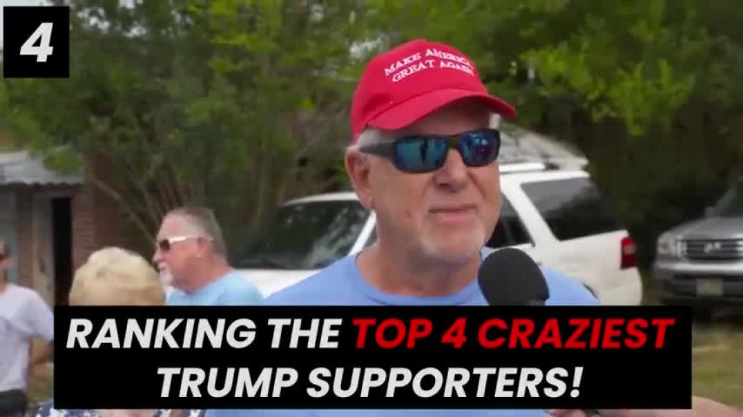 ⁣We've Found The 4 Craziest Trump Supporters!