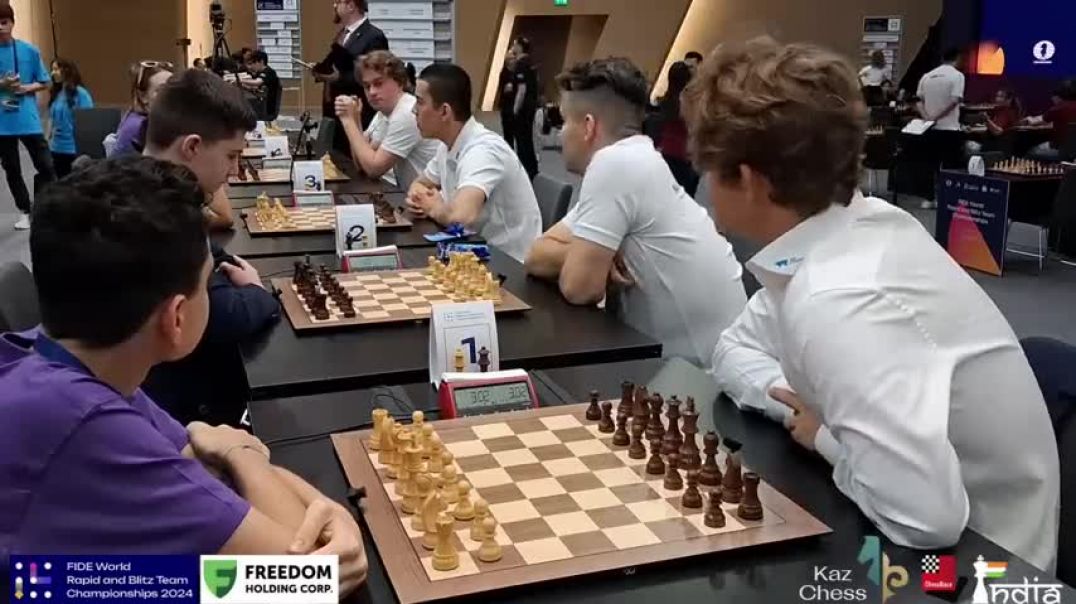 ⁣15-year-old boy impresses Magnus Carlsen with his calculations   Ediz Gurel vs Magnus Carlsen