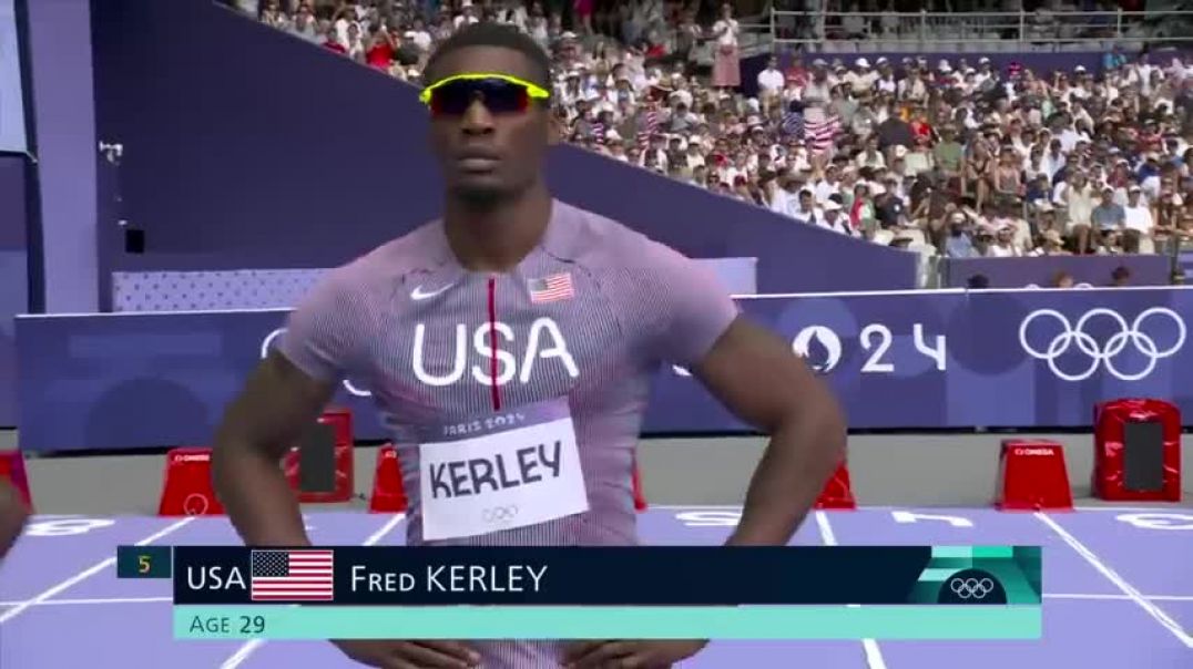 ⁣Fred Kerley shows patience while coasting into mens 100m semifinal | Paris Olympics | NBC Sports