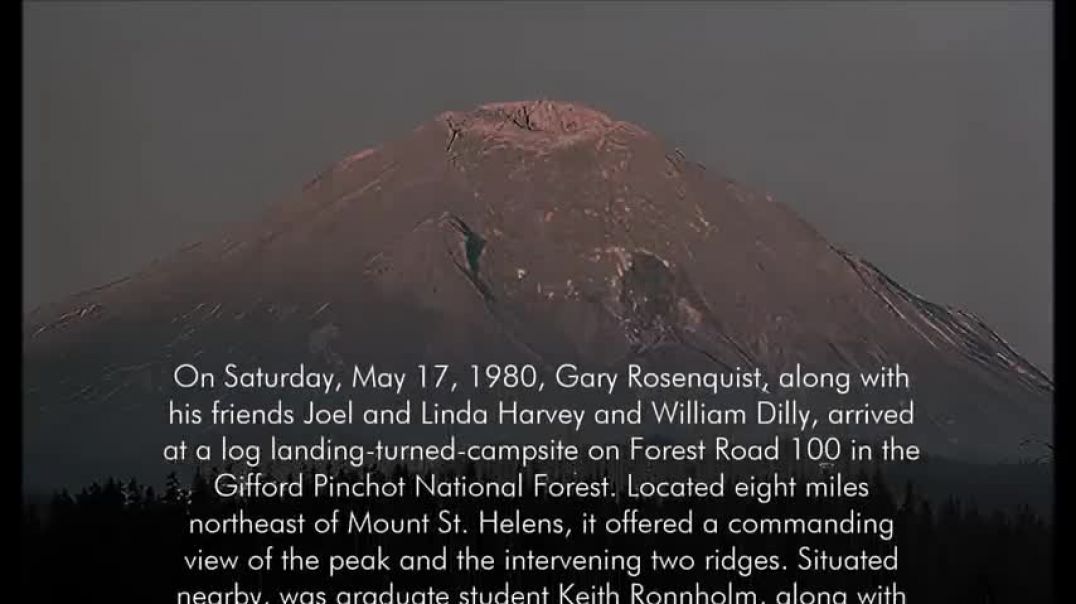 ⁣Mount St. Helens Eruption. The Gary Rosenquist, AI interpolated landslide and eruption sequence.