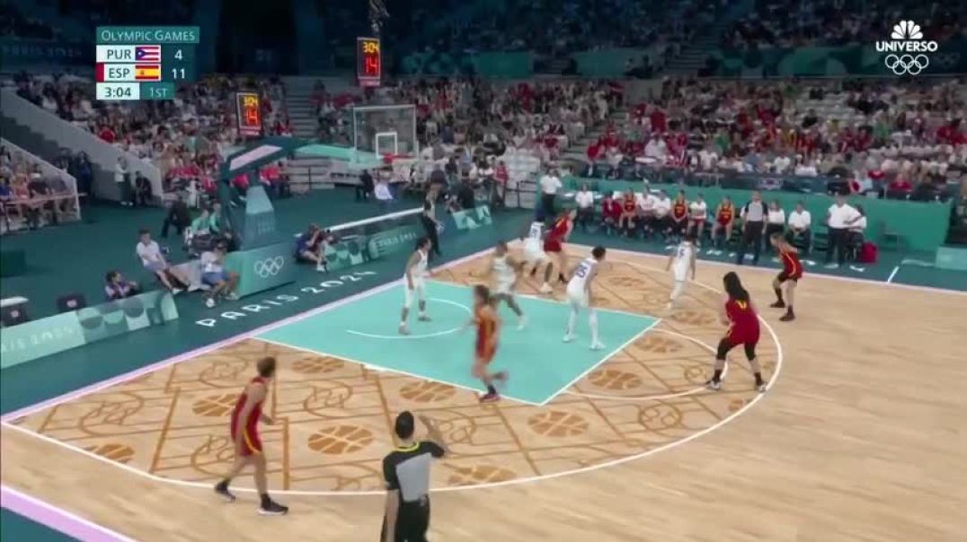 ⁣Highlights Basketball España Femenil vs Puerto Rico 63-62   Juegos Olímpicos París 2024