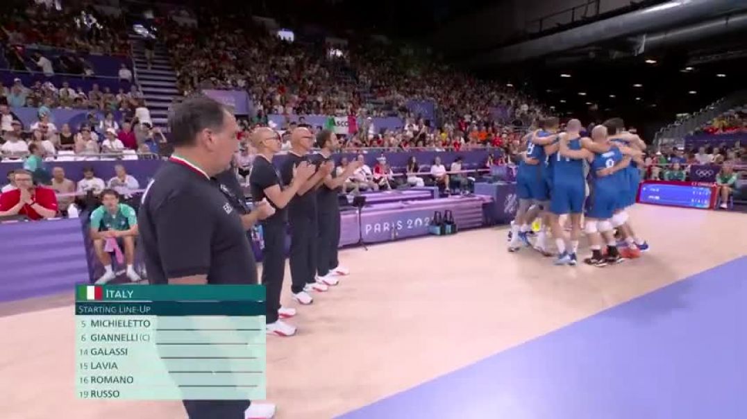 ⁣Italy pulls of a COMEBACK FOR THE AGES against Japan to advance to volleyball SFs   Paris Olympics