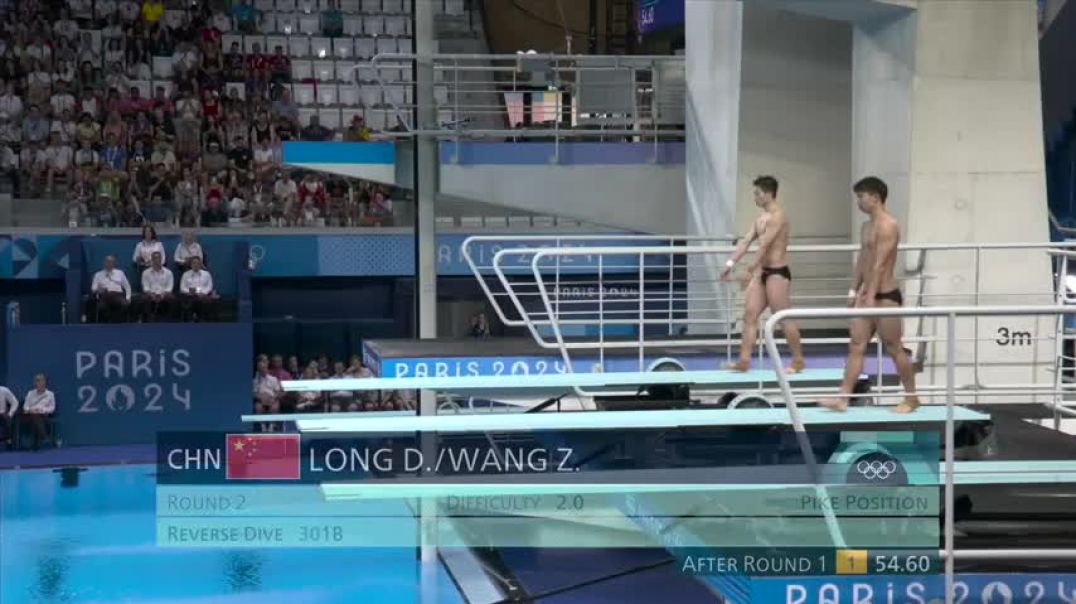 China PUSHED TO ITS LIMIT by Mexico in men's synchro 3m springboard final | Paris Olympics