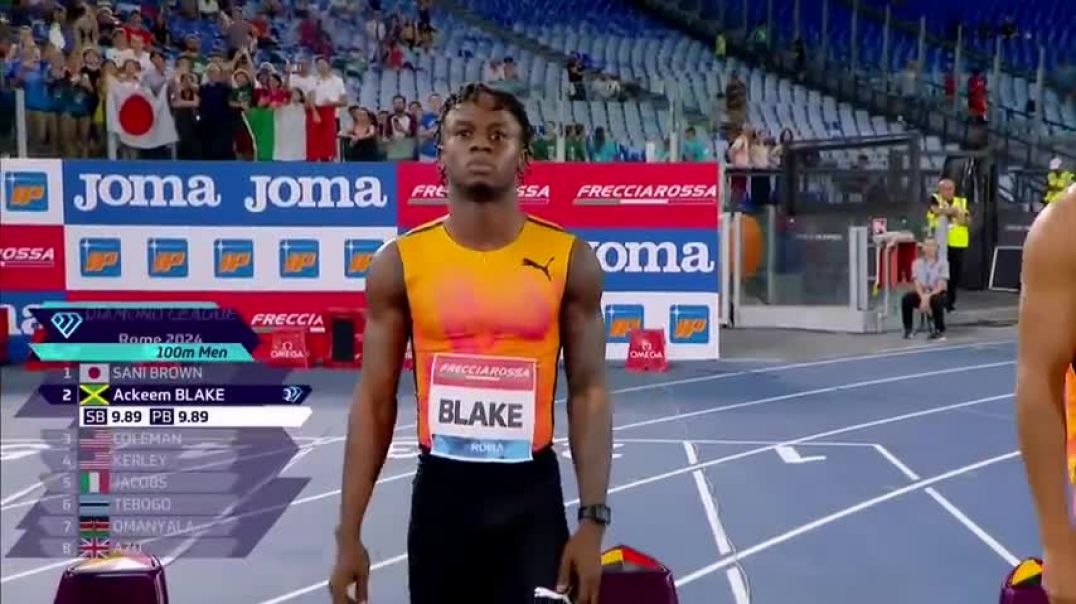 ⁣Tebogo speeds past Coleman, Kerley to continue unforgettable summer with Rome 100m win   NBC Sports