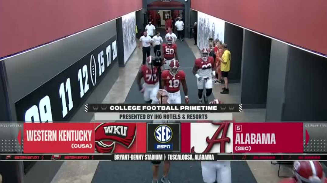 ⁣Western Kentucky Hilltoppers vs. Alabama Crimson Tide | ESPN College Football