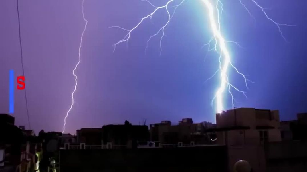 ⁣Top 10 Dangerous Lightning Strikes Thunder recorded on Camera (HIGH VOLTAGE!!)