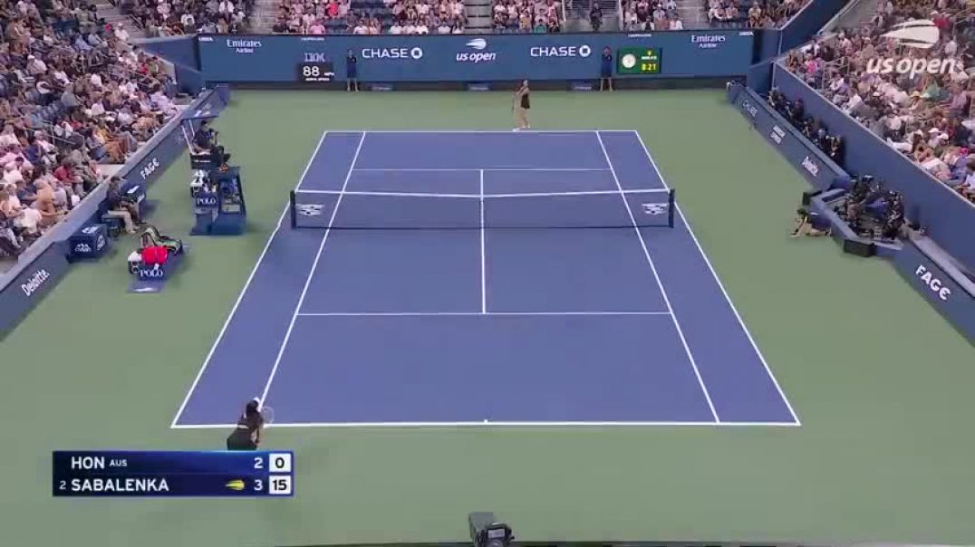 ⁣Priscilla Hon vs. Aryna Sabalenka Highlights | 2024 US Open Round 1