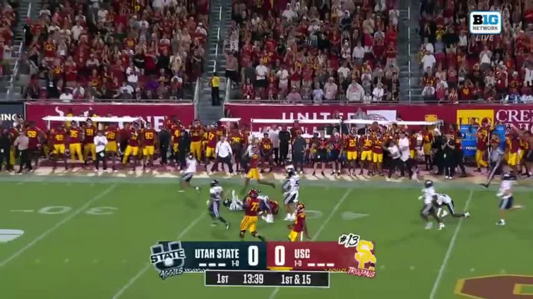 ⁣Football - USC 48, Utah State 0 Highlights (9 7 24)