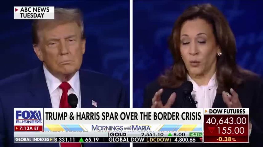 ⁣Kamala Harris delivered her lines like an actress in a play Speaker Johnson