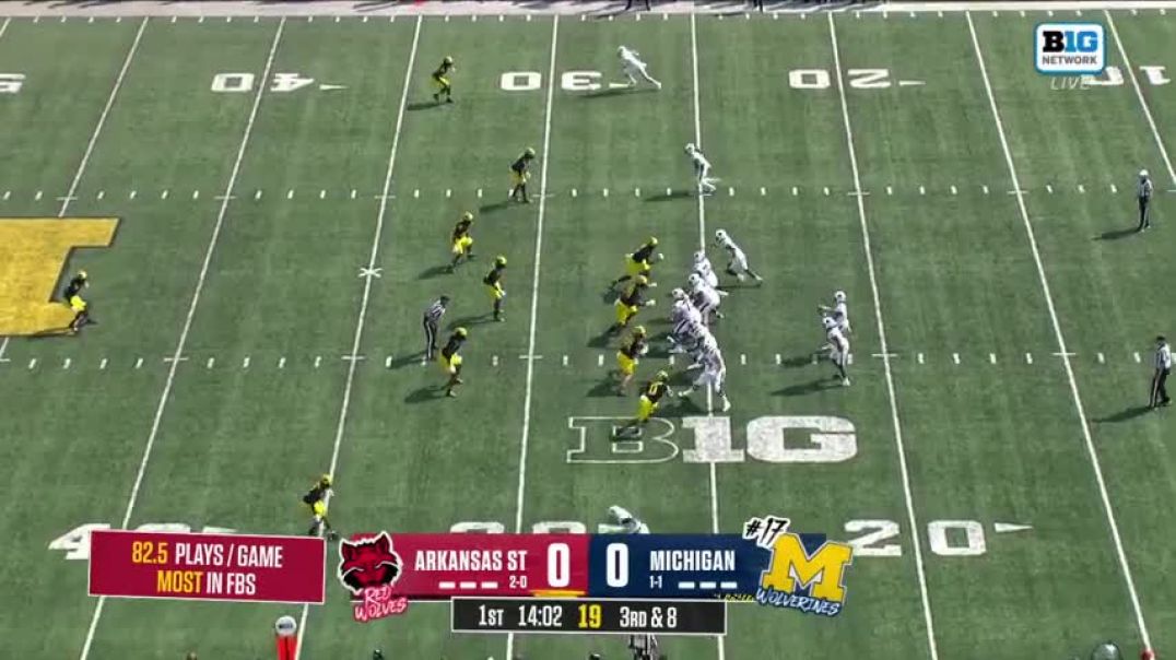 ⁣Arkansas State Red Wolves vs. No. 17 Michigan Wolverines Highlights | FOX College Football