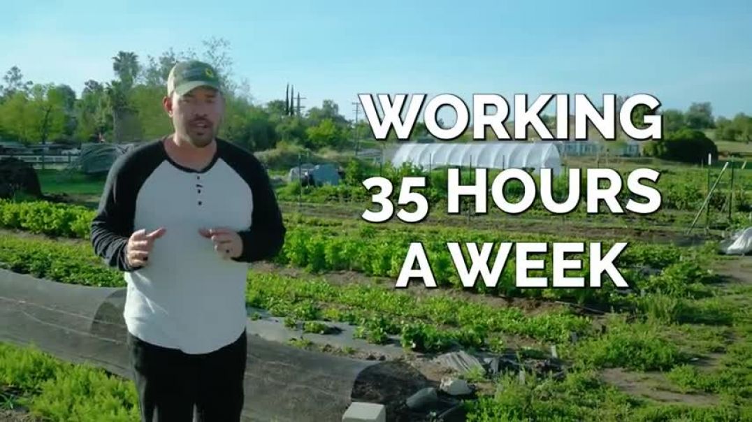 ⁣He Farms 35 Hours a Week By Himself and Makes 6 Figures