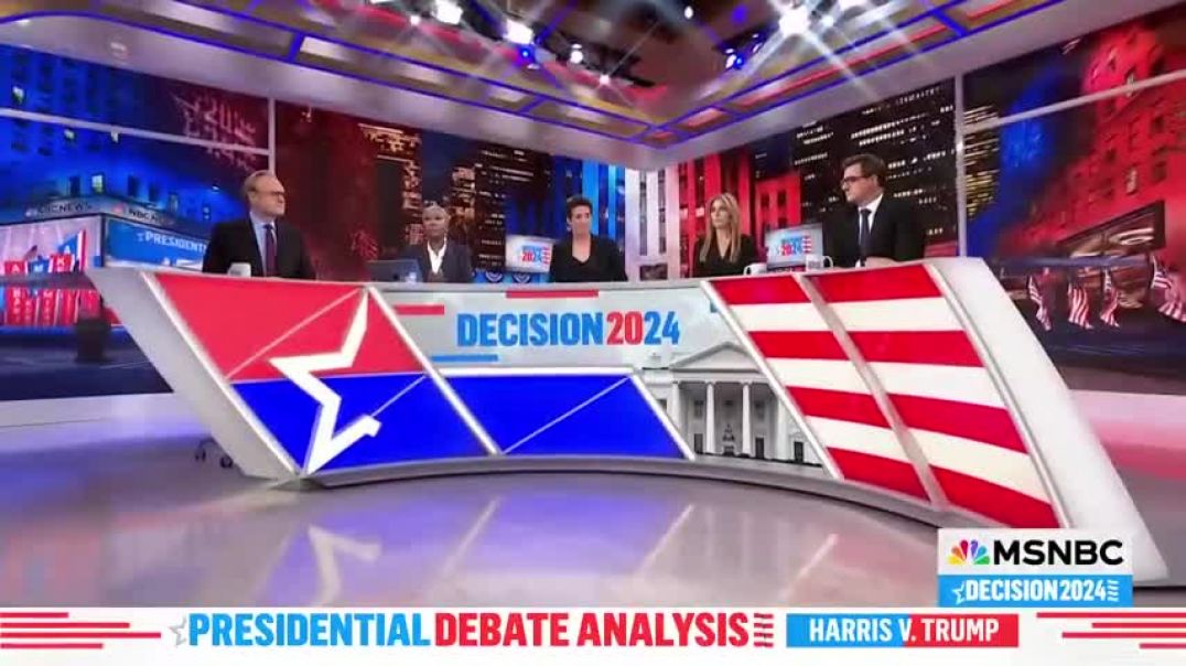 ⁣Trump got destroyed: See Maddow and MSNBC panel instantly react to historic debate