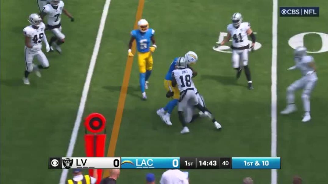 ⁣Las Vegas Raiders vs. Los Angeles Chargers Game Highlights | NFL 2024 Season