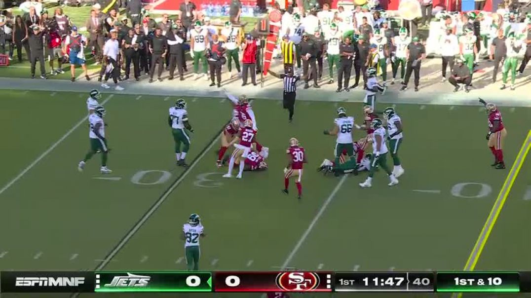 ⁣New York Jets vs. San Francisco 49ers Game Highlights | NFL 2024 Season