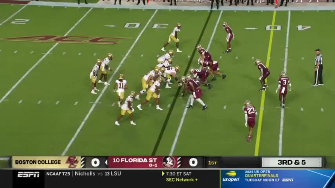 ⁣Boston College vs #10 Florida State   Full Game Highlights   2024 College Football Highlights