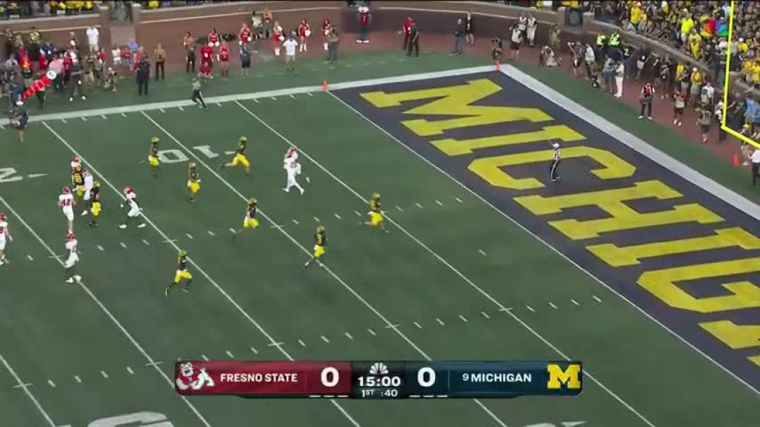 ⁣#9 Michigan vs Fresno State   Full Game Highlights   2024 College Football Highlights