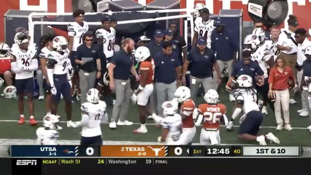 ⁣#2 Texas vs UTSA (Arch Manning 5 Touchdowns!)   Full Game Highlights   2024 College Football