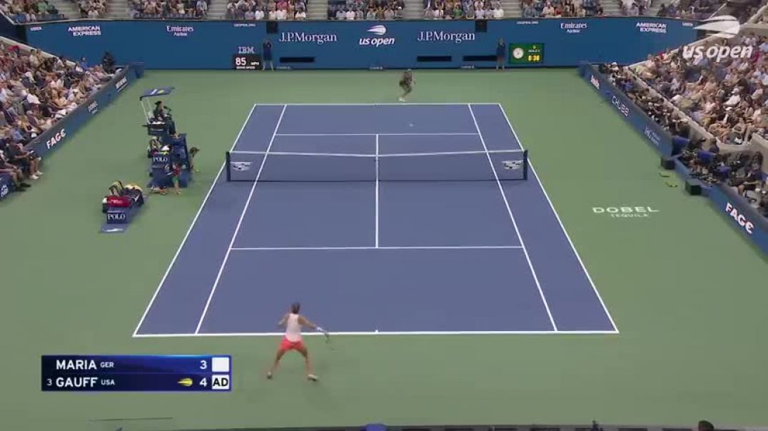 ⁣Tatjana Maria vs. Coco Gauff Highlights | 2024 US Open Round 2