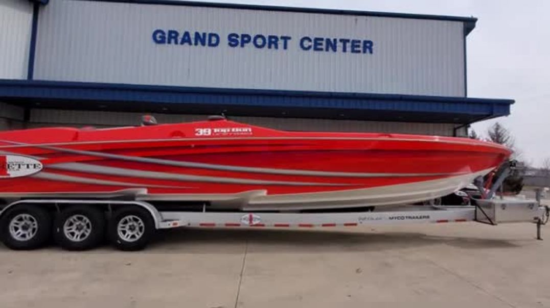 ⁣HOT BOAT walk through!  2010 Cigarette Racing 39 Top Gun Unlimited custom, with GrandSportCenter